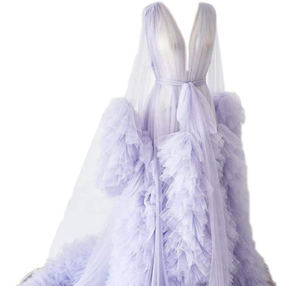 Fluffy Tulle Robe 💜 ✨